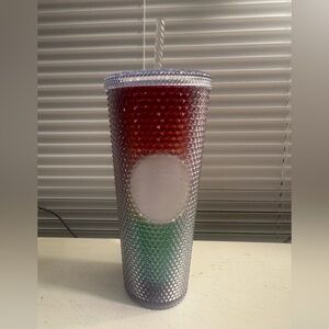 Rainbow studded Starbucks tumbler 2020 pride collection